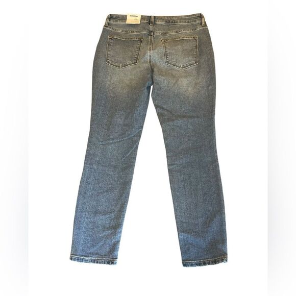 Sonoma Ankle Skinny Jeans Mid Rise Womens Size 10 New With Tags Distressed Plaid - Picture 2 of 12